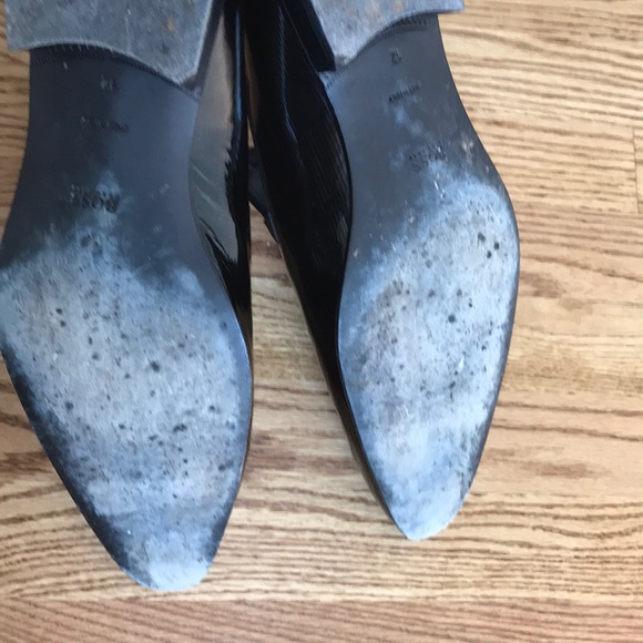 Hugo Boss men leather dress shoes size US 13 - Picture 5 of 8